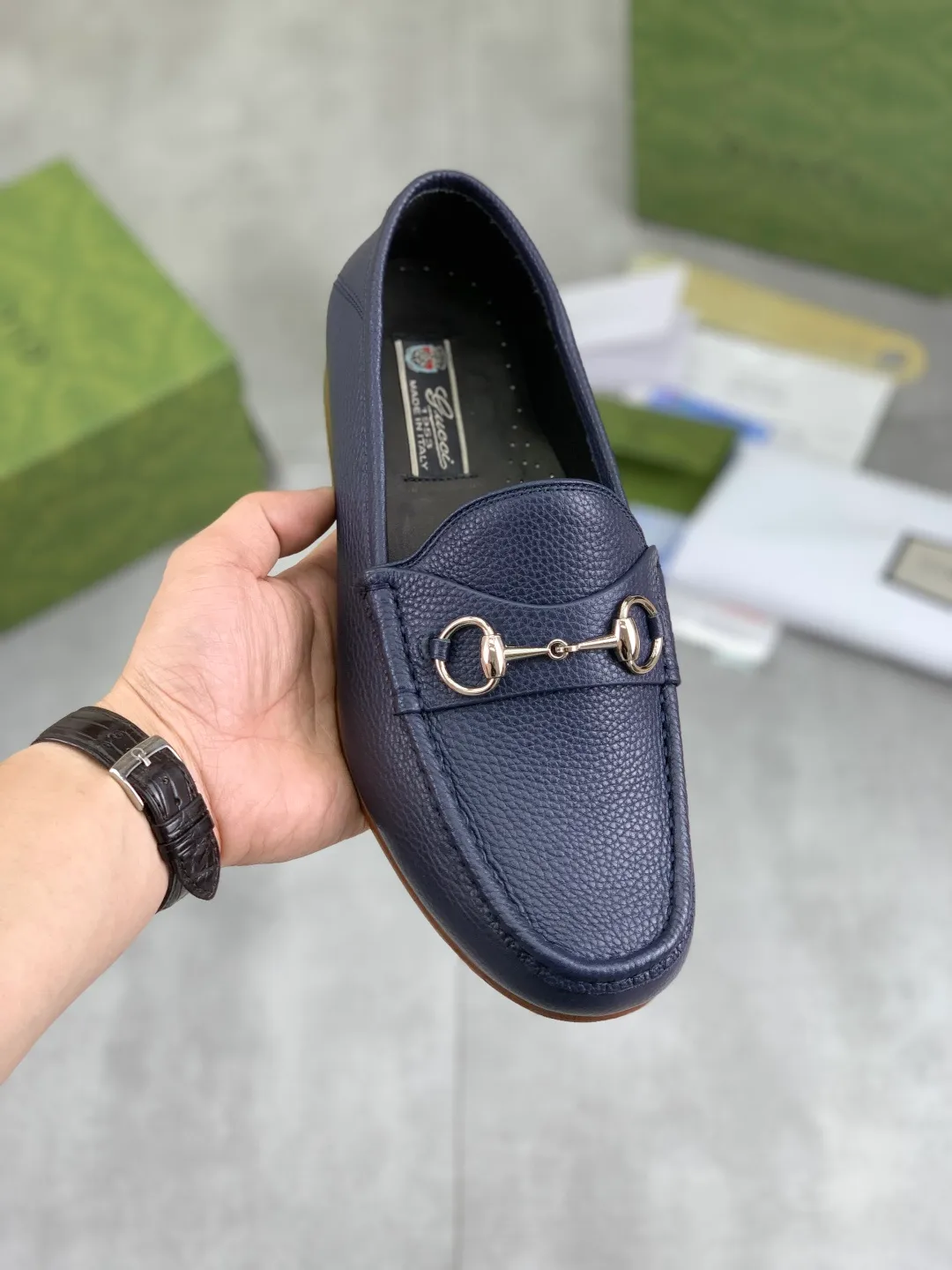 Men's men's shoes 💰P540 [New style] Water-dyed cowhide 💰💎💎💎 [Gucci] Gucci high-end men's formal business leather shoes, original order 1:1 authentic goods! Original imported high-end washed calfskin, original metal buckle, imported first-layer cowhide lining for feet, original outsole, men's shoe size: 38-44, multiple colors available